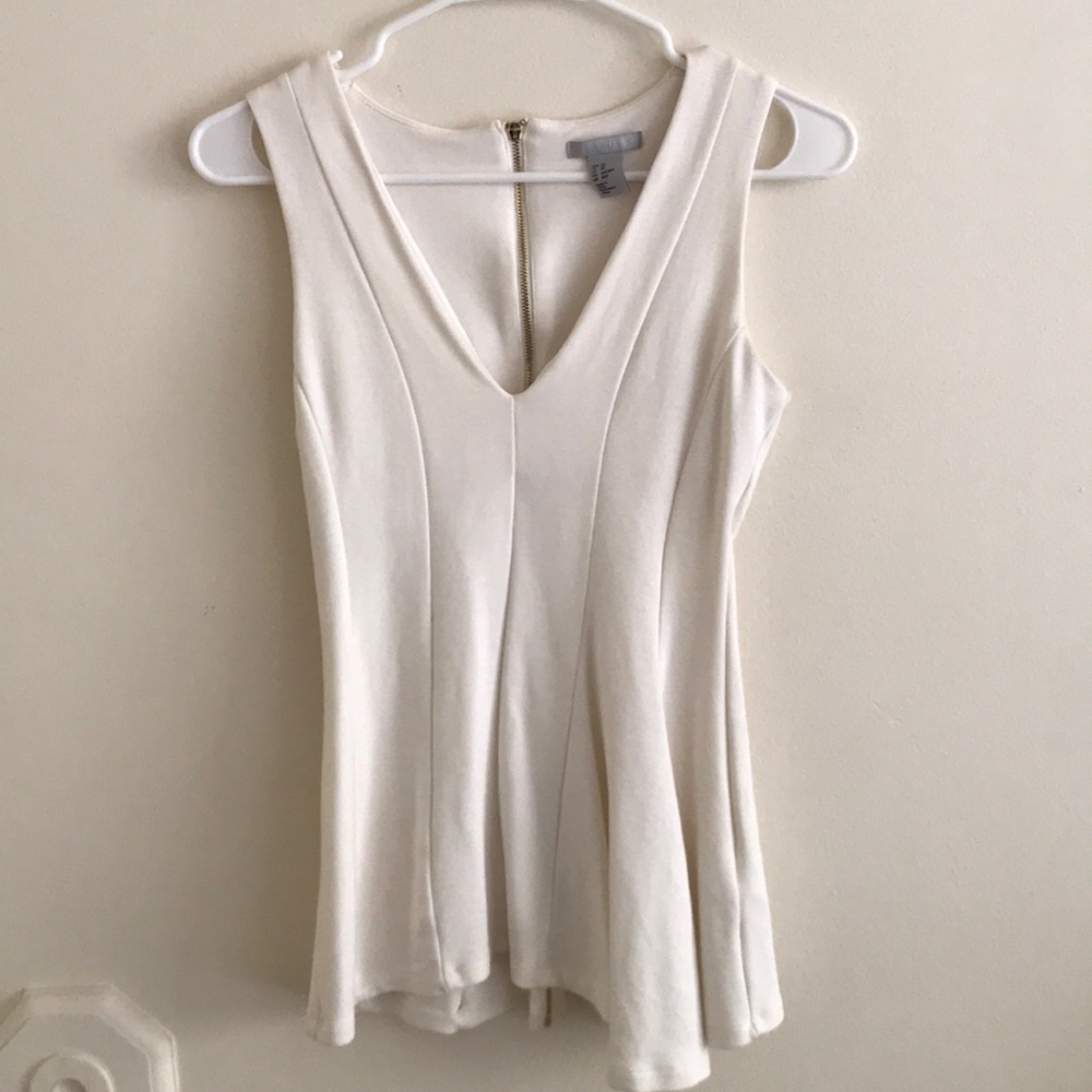 Elegant White Tank